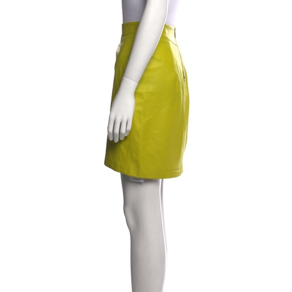 Jason Wu Leather Mini Skirt - Picture 2 of 4